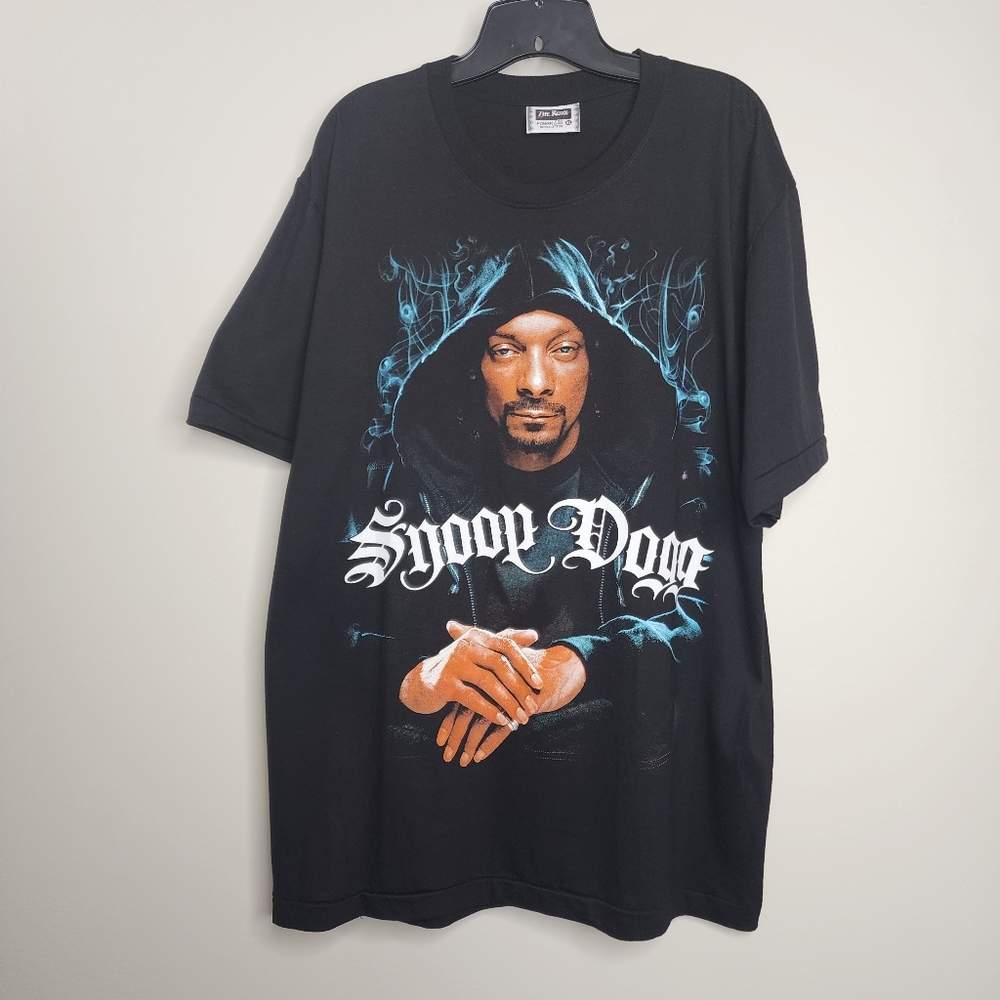 Snoop‎ Dogg Black Graphic T-Shirt Mens XL